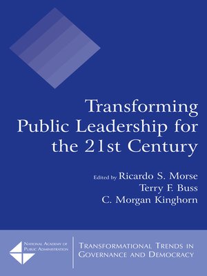 cover image of Transforming Public Leadership for the 21st Century